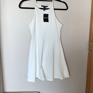 Off-white mini dress